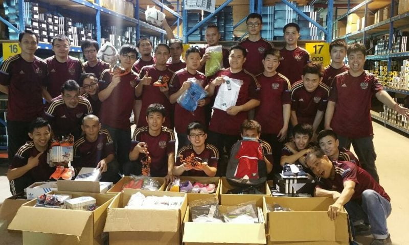 Part of the great team at ADIDAS who have been supporting sports gear for the small schools we assist for several years now. Thanks guys your are the best.