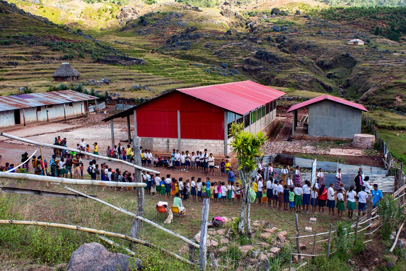 The school at the slopes of Mount Ramalau- EBFC Koileki