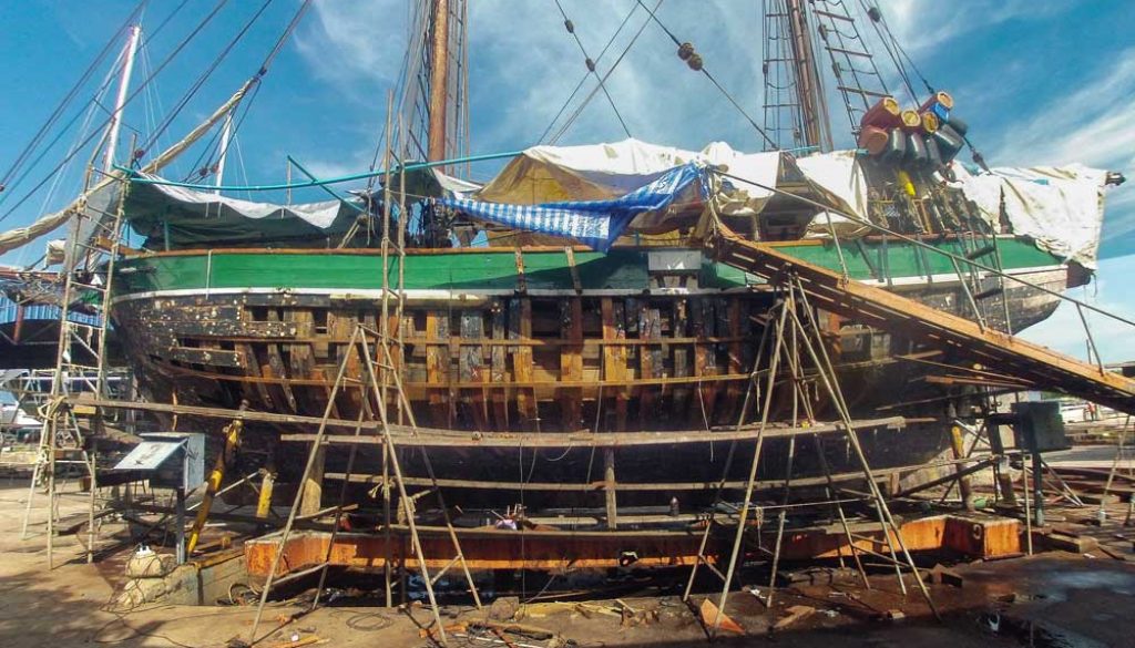 Historic Vessel Vega - New Frames