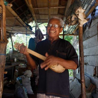 Pak Hecki is the headman of Lakotani Village and is also the local “Needleman” a local way of saying “Health Worker”.
